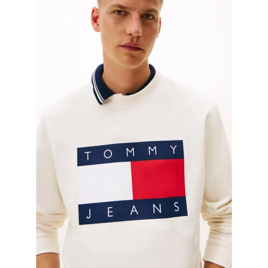 Tommy Hilfiger Ανδρικό φούτερ Regular Big Flag Crew Neck Sweatshirt